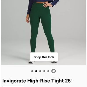 Lululemon - Invigorate HR Tight 25” - Size 2